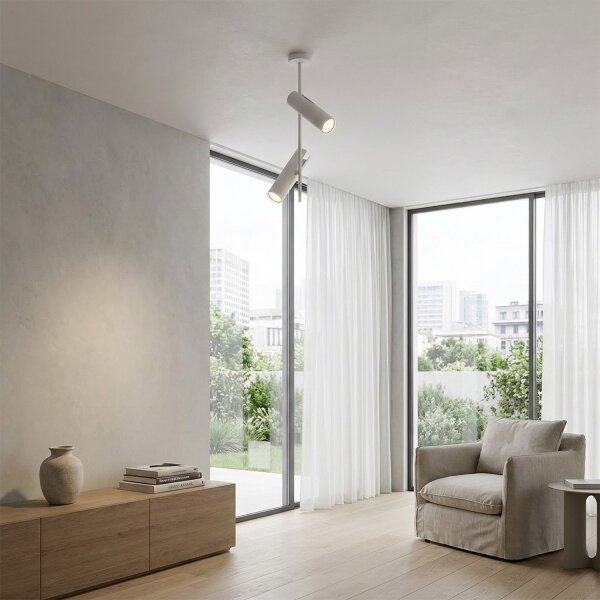 Brilagi - Lampadario a stelo BRANCH 2xGU10/30W/230V bianco