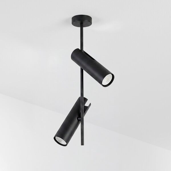 Brilagi - Lampadario su asta BRANCH 2xGU10/30W/230V nero