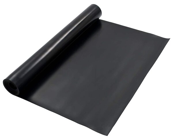 Tappeto per pavimento Nero 1,2 x 5 m Gomma
