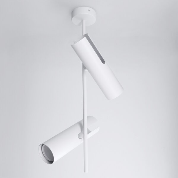 Brilagi - Lampadario a stelo BRANCH 2xGU10/30W/230V bianco