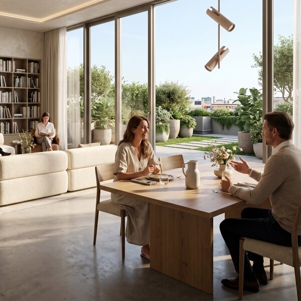 Brilagi - Lampadario a stelo BRANCH 2xGU10/30W/230V beige