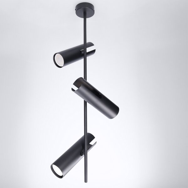 Brilagi - Lampadario a stelo BRANCH 3xGU10/30W/230V nero