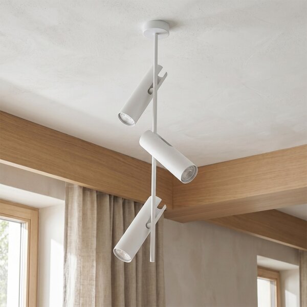 Brilagi - Lampadario a stelo BRANCH 3xGU10/30W/230V bianco