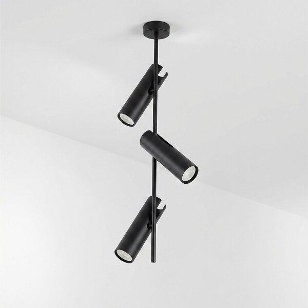 Brilagi - Lampadario a stelo BRANCH 3xGU10/30W/230V nero