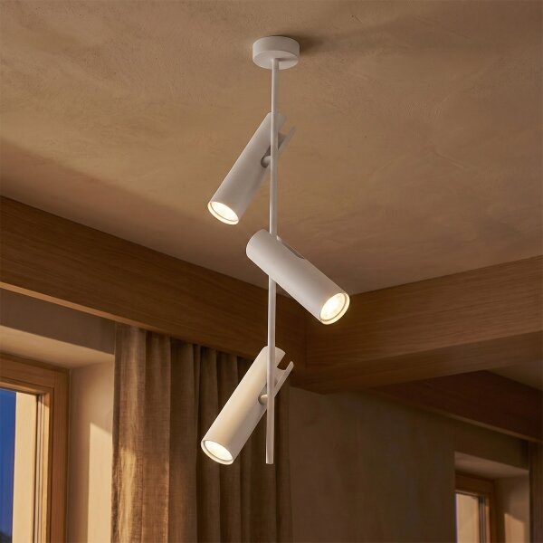 Brilagi - Lampadario a stelo BRANCH 3xGU10/30W/230V bianco