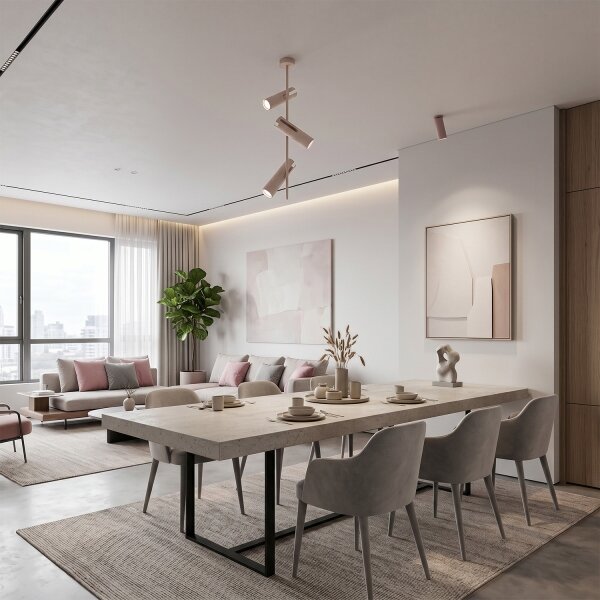 Brilagi - Lampadario a stelo BRANCH 3xGU10/30W/230V beige