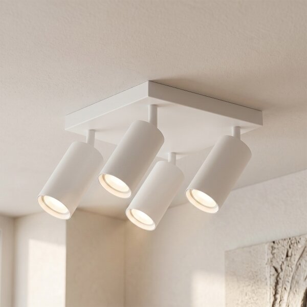 Brilagi - Faretto SELE SQUARE 4xGU10/30W/230V bianco