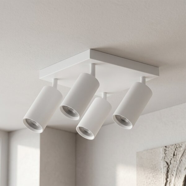 Brilagi - Faretto SELE SQUARE 4xGU10/30W/230V bianco