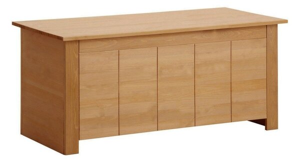 Cassapanca in legno di pino di colore naturale 100x45 cm Bertram - Støraa