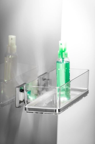 Scaffale Vacuum-Loc per cosmetici, capacità di carico fino a 33 kg Quadro - Wenko