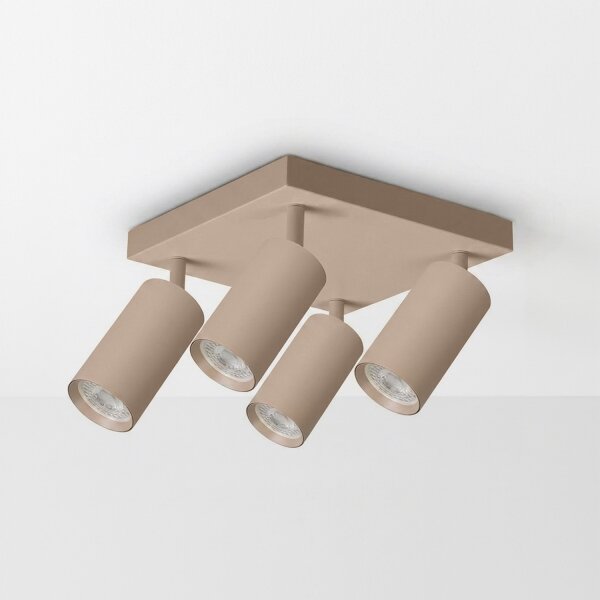 Brilagi - Faretto SELE SQUARE 4xGU10/30W/230V beige