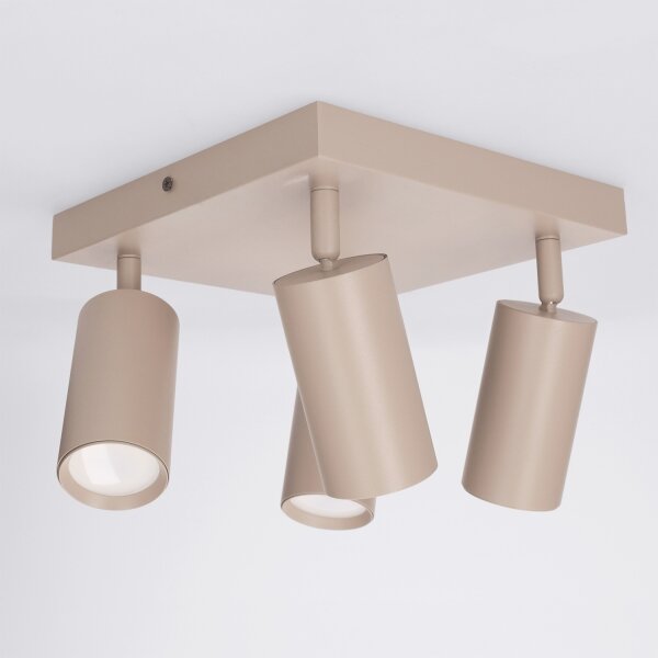 Brilagi - Faretto SELE SQUARE 4xGU10/30W/230V beige