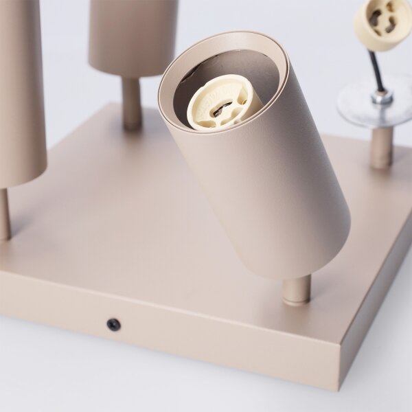 Brilagi - Faretto SELE SQUARE 4xGU10/30W/230V beige