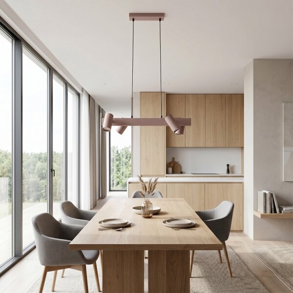 Brilagi - Lampadario a sospensione con cavo SELE 4xGU10/30W/230V beige
