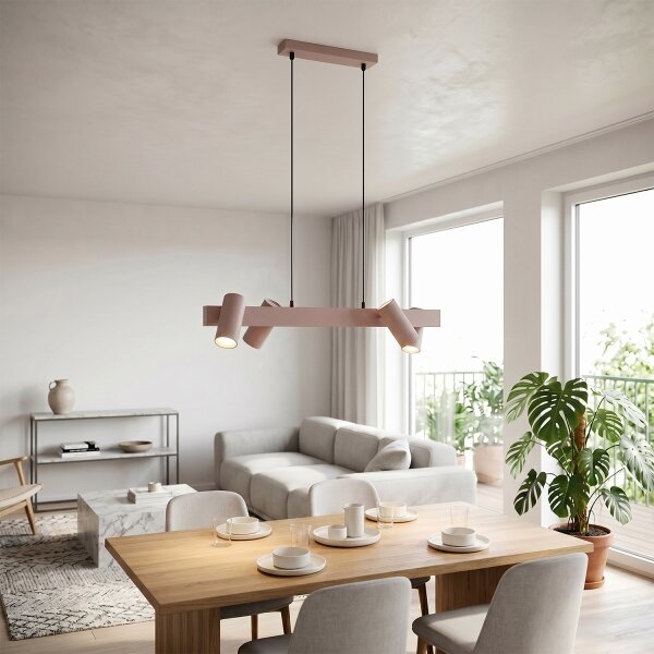Brilagi - Lampadario a sospensione con cavo SELE 4xGU10/30W/230V beige