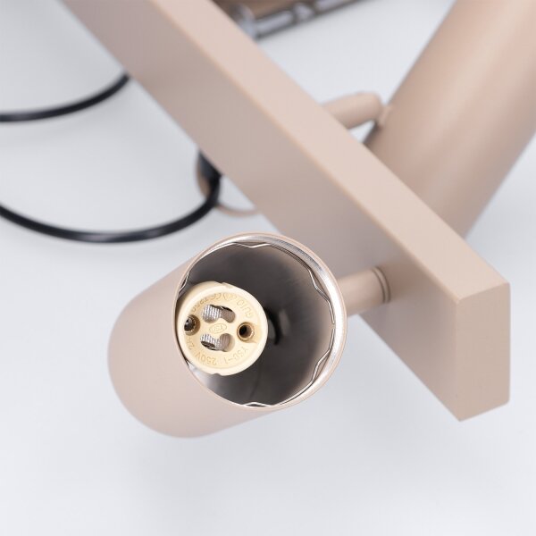 Brilagi - Lampadario a sospensione con cavo SELE 4xGU10/30W/230V beige