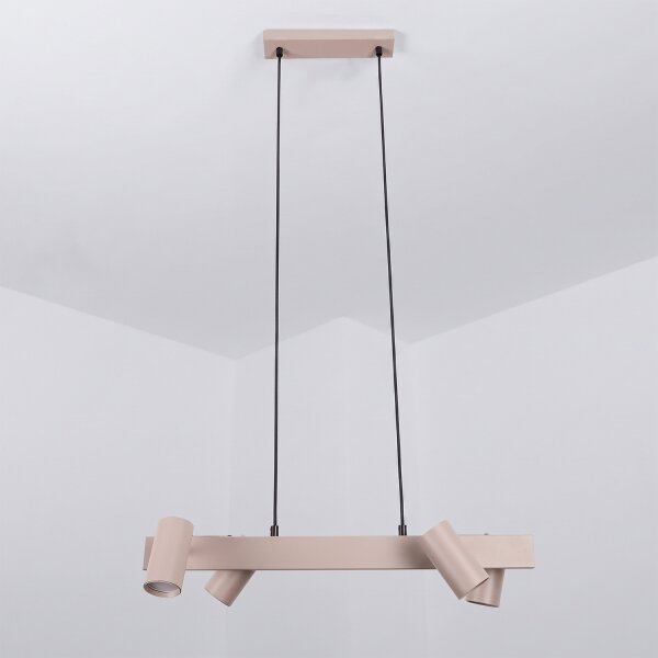 Brilagi - Lampadario a sospensione con cavo SELE 4xGU10/30W/230V beige