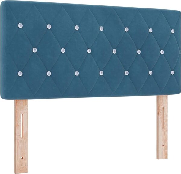 Testiera Blu Scuro 90 cm Velluto