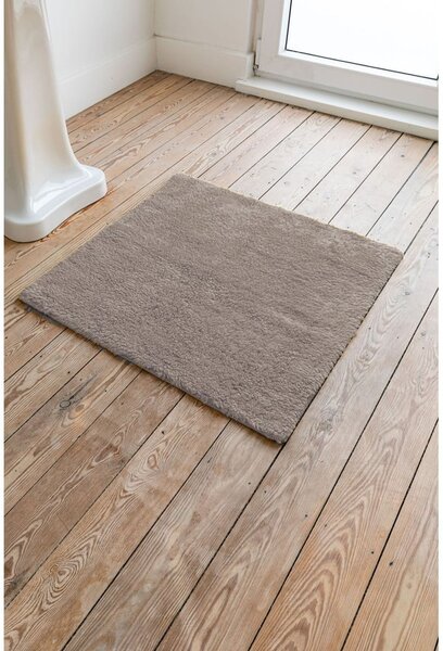 Tappeto da bagno in cotone marrone Luca, 60 x 60 cm - Tiseco Home Studio