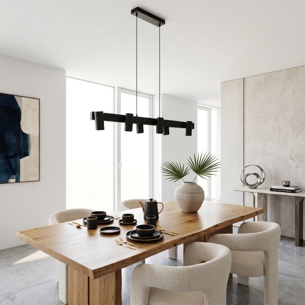 Brilagi - Lampadario sospeso SELE 6xGU10/30W/230V nero