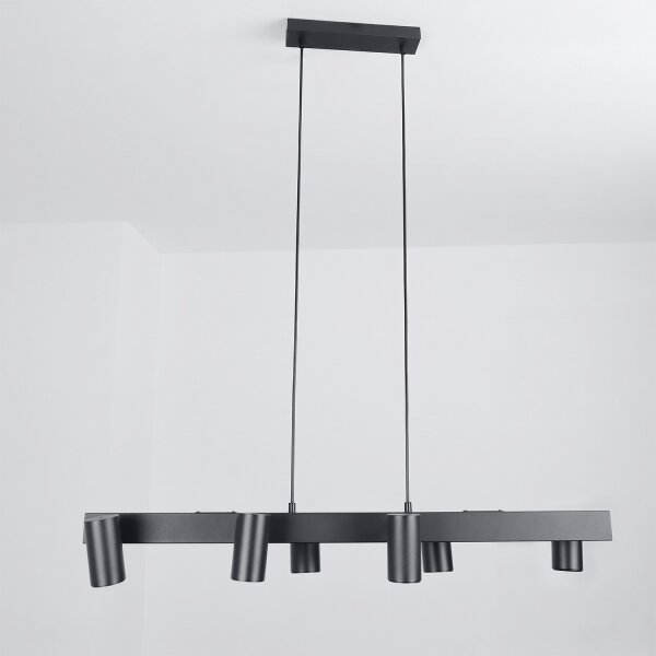 Brilagi - Lampadario sospeso SELE 6xGU10/30W/230V nero
