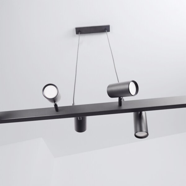 Brilagi - Lampadario sospeso SELE 6xGU10/30W/230V nero