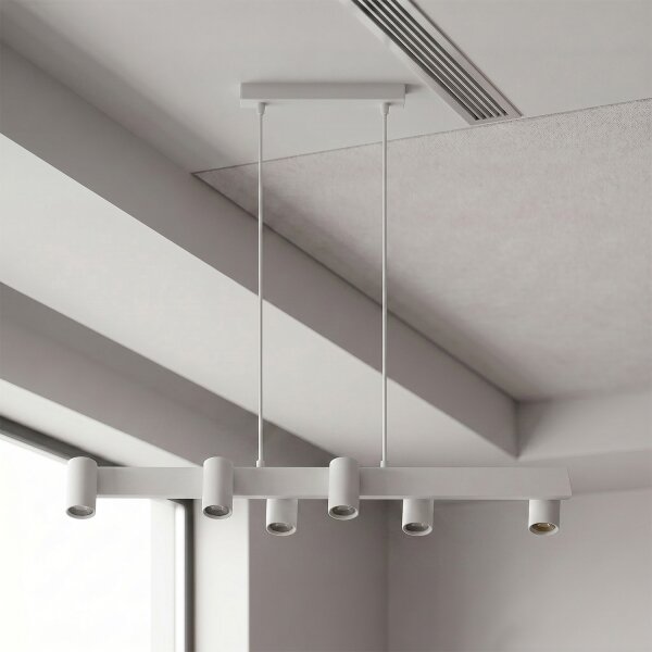 Brilagi - Lampadario a sospensione su cavo SELE 6xGU10/30W/230V bianco