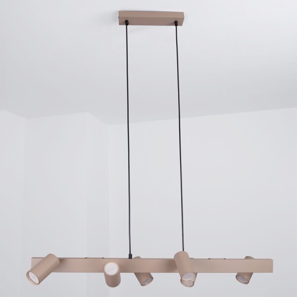 Brilagi - Lampadario sospeso con cavo SELE 6xGU10/30W/230V beige