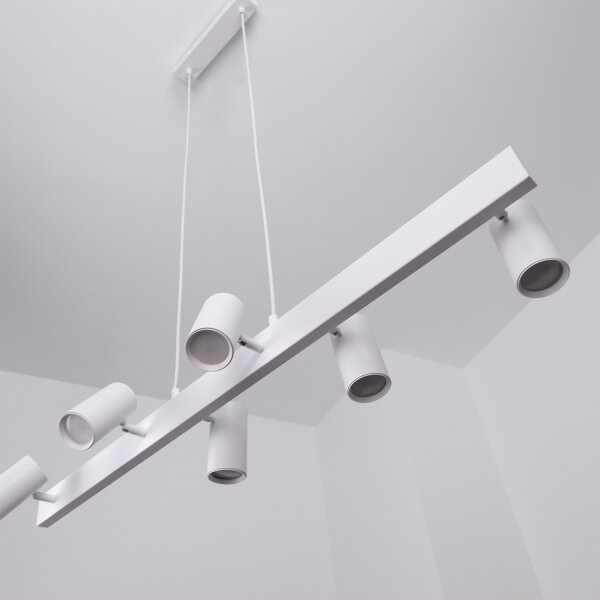 Brilagi - Lampadario a sospensione su cavo SELE 6xGU10/30W/230V bianco