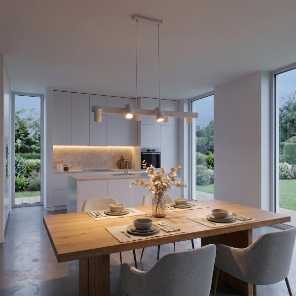 Brilagi - Lampadario a sospensione su cavo SELE 6xGU10/30W/230V bianco