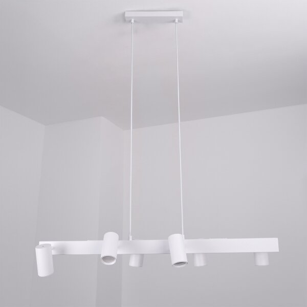 Brilagi - Lampadario a sospensione su cavo SELE 6xGU10/30W/230V bianco
