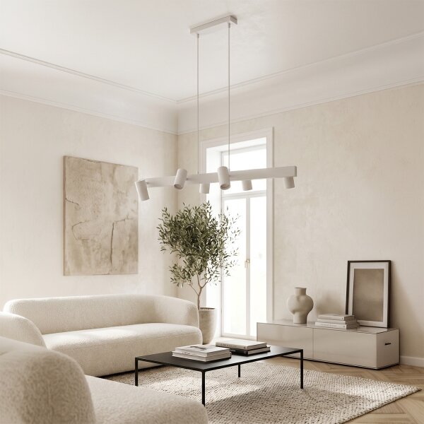 Brilagi - Lampadario a sospensione su cavo SELE 6xGU10/30W/230V bianco