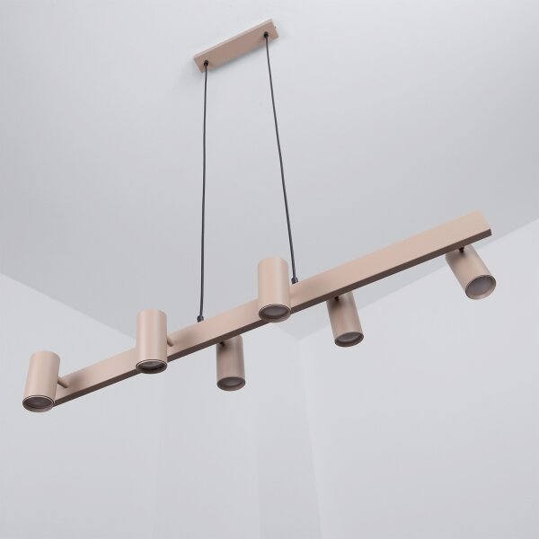 Brilagi - Lampadario sospeso con cavo SELE 6xGU10/30W/230V beige