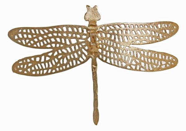 Decorazione murale in metallo 36x24 cm Dragonfly - Light & Living