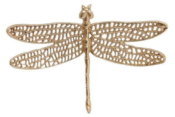 Decorazione murale in metallo 36x24 cm Dragonfly - Light & Living