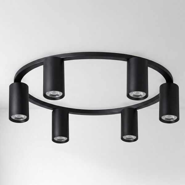 Brilagi - Lampada da soffitto SELE 6xGU10/30W/230V nera