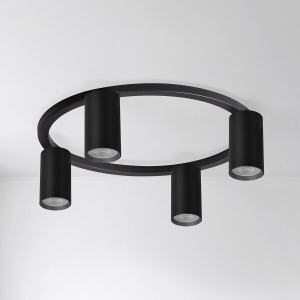 Brilagi - Lampada da soffitto SELE 4xGU10/30W/230V nera