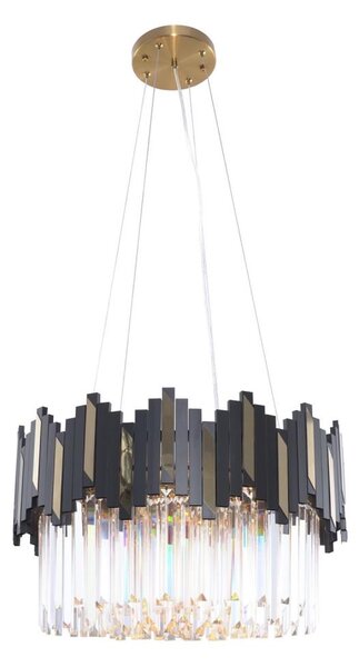 Zuma Line 2200018M - Lampadario a sospensione con filo ROTTA 6xE14/40W/230V nero/oro