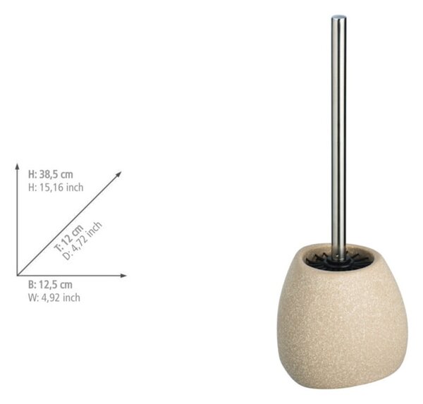 Scopino in ceramica beige Pion - Wenko