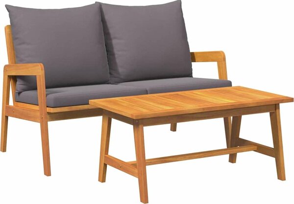 Set bistrot 2 pcs Olio Naturale Legno di Acacia Massello