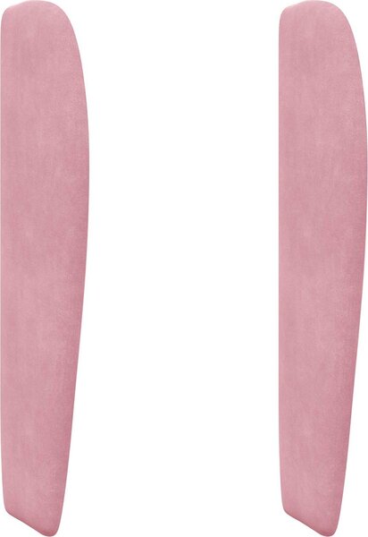 Orecchia della Testata Rosa 80 x 23 x 6 cm Velluto