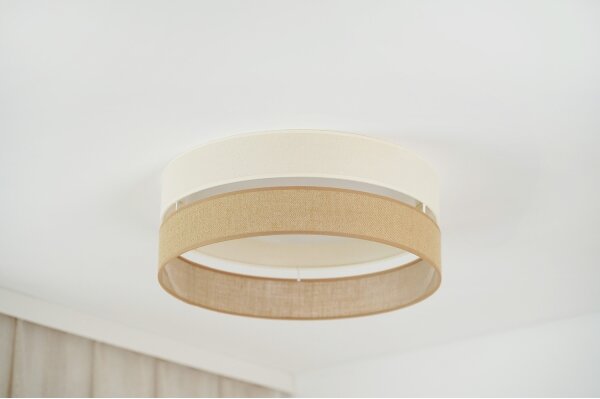 Brilagi - Plafoniera LED ROYAL YUTE LED/24W/230V diametro 45 cm beige/color crema