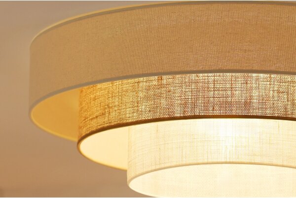 Brilagi-Plafoniera LED DENVER LUNETA LED/12W/230V diametro 60 cm beige/color crema