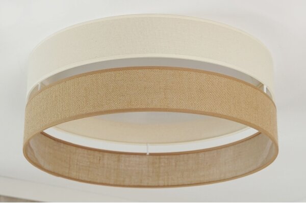 Brilagi - Plafoniera LED ROYAL YUTE LED/24W/230V diametro 45 cm beige/color crema