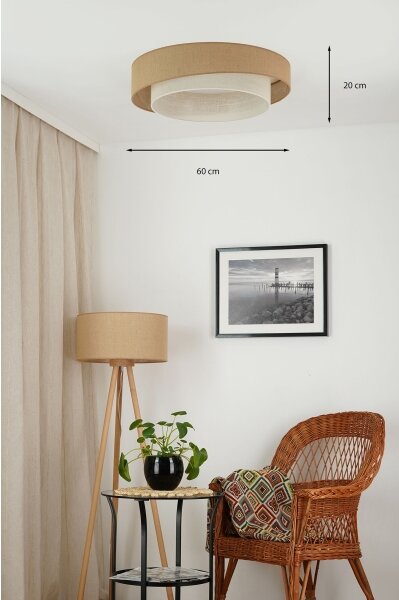 Brilagi - Plafoniera dimmerabile SHINE LED/24W/230V beige/crema + DO