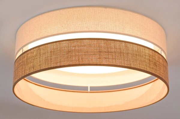 Brilagi - Plafoniera LED ROYAL YUTE LED/24W/230V diametro 45 cm beige/color crema
