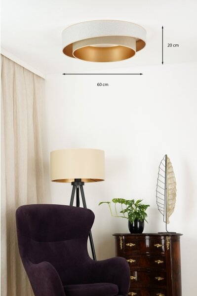 Brilagi - Luce LED dimmerabile VEGAS SHINE LED/24W/230V color crema/beige + +TC