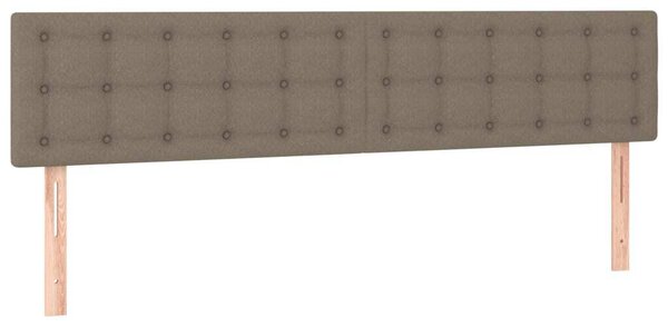 Testiera Tortora 180x5x78/88 cm in Tessuto
