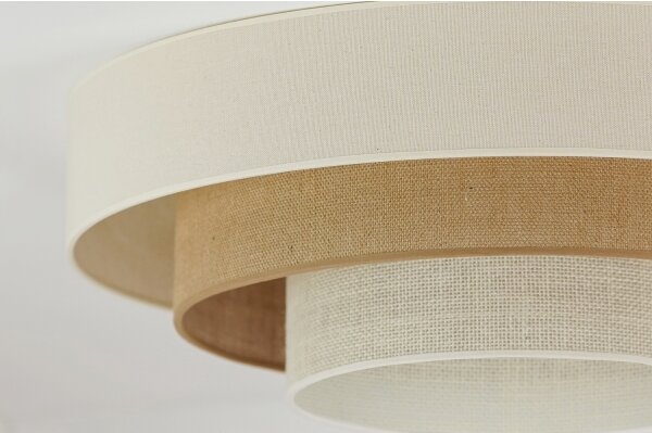Brilagi-Plafoniera LED DENVER LUNETA LED/12W/230V diametro 60 cm beige/color crema
