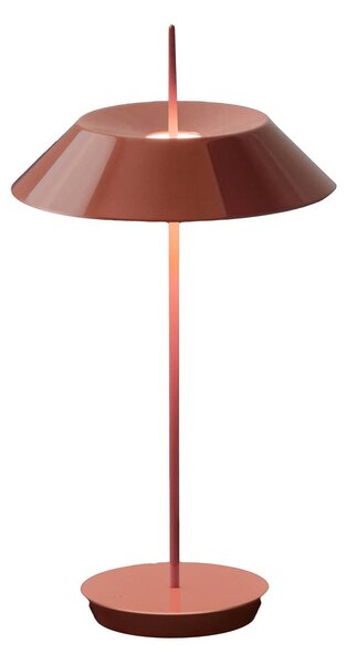 Vibia Mayfair Mini lampada tavolo, accu, ruggine